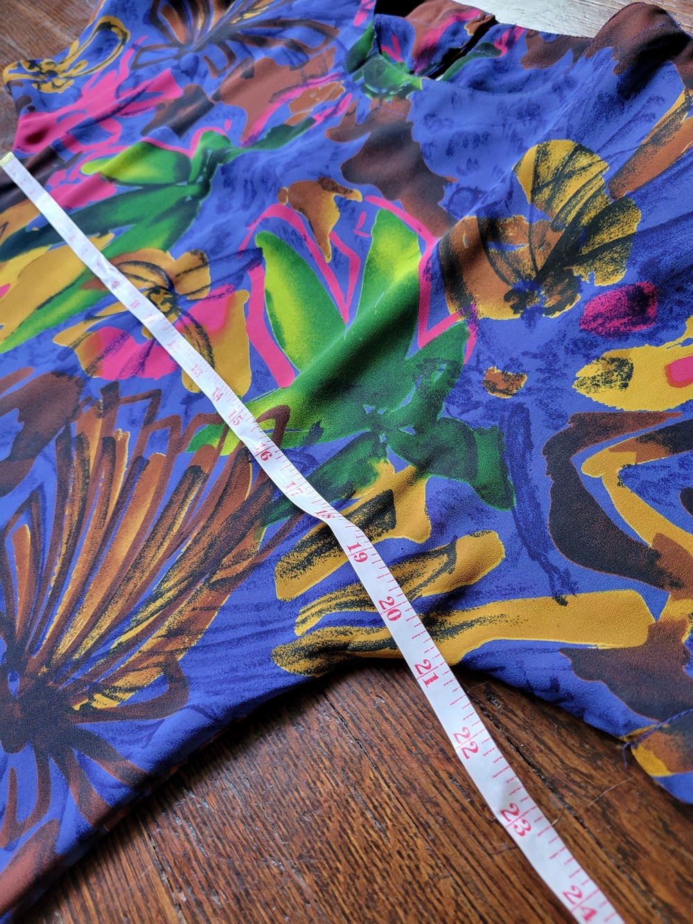 Nicola Petites Tropical Bright Blouse Size Small Casual, Travel Resort - Picture 7 of 15